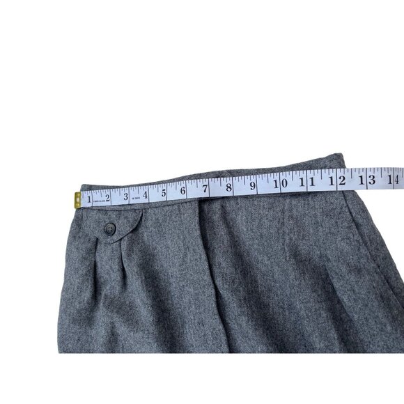 JH Collections Size 8/9 Grey wool/ polyester Skirt Knee Length 26c - Picture 5 of 13